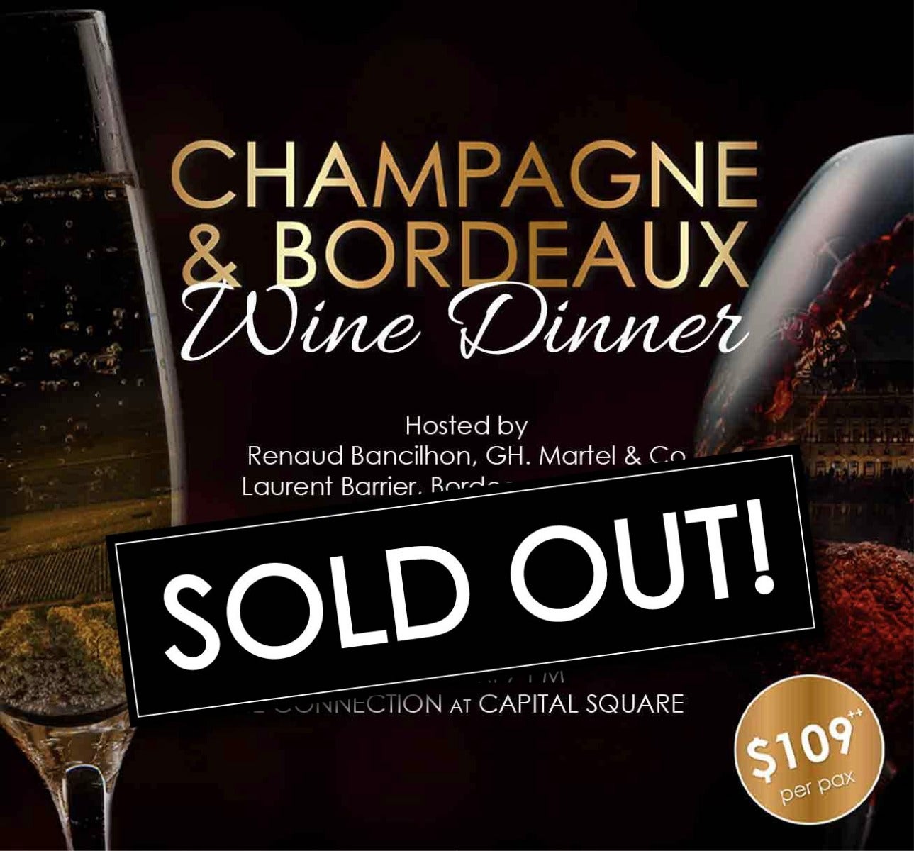 Champagne & Bordeaux Wine Dinner